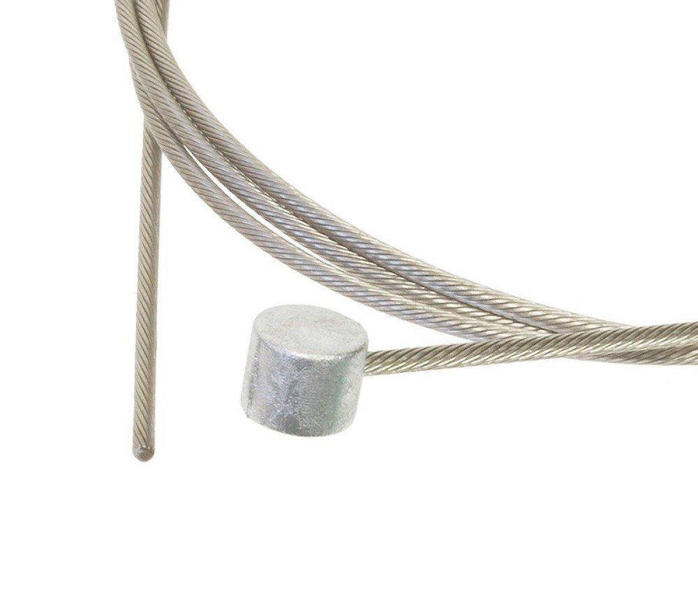 ALLIGATOR Brake Inner Cable Stainless Steel 100-Piece Box Φ1.6×1700mm LY-BSTSK761617 Silver