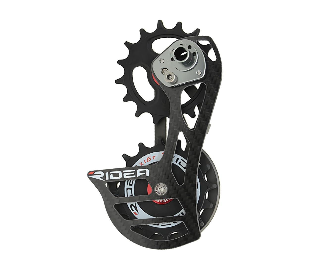 RIDEA Rear Derailleur Cage RD4-C66FC-C Carbon Logo: White 147-54060