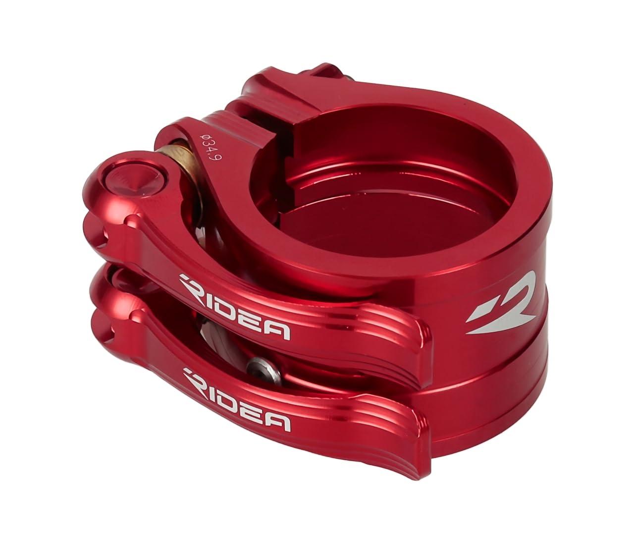 RIDEA Seat Post Clamp Quick Release SCQR40T2 Red 147-04892