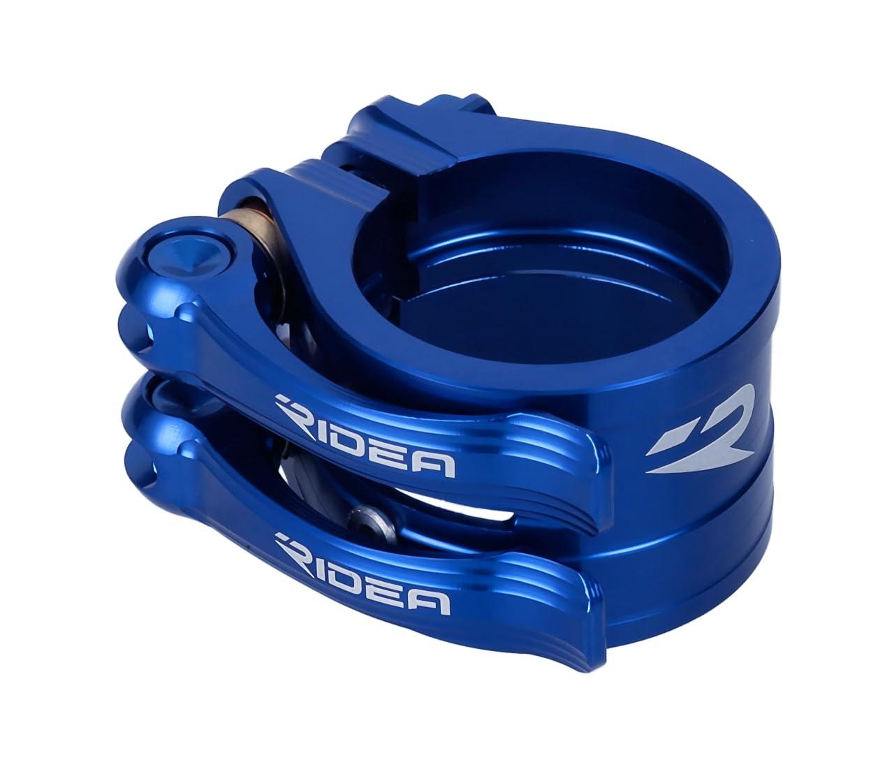 RIDEA Seat Post Clamp Quick Release SCQR40T2 Blue 147-04896