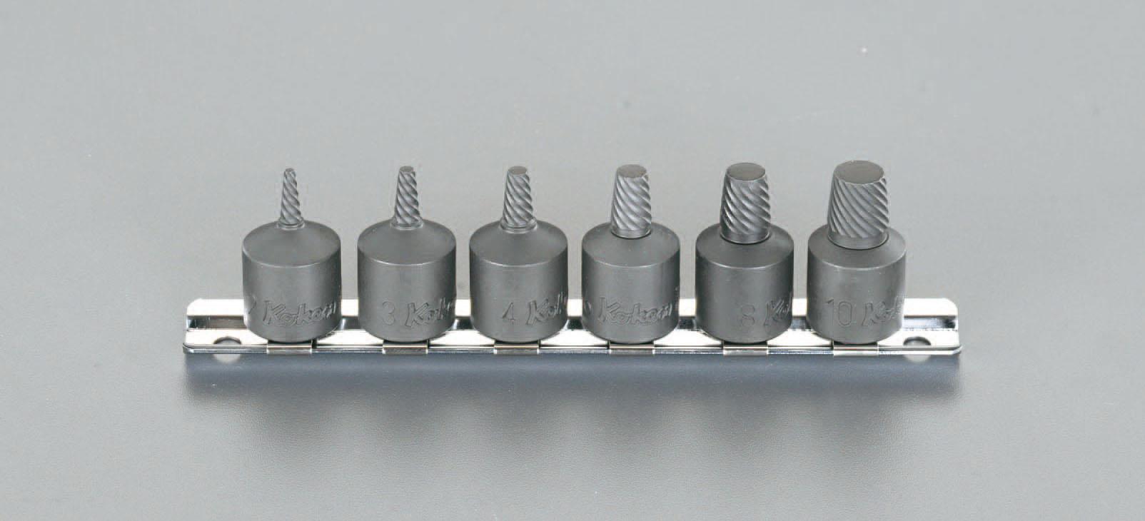 ESCO M5-M206 Screw Extractor Set, 3/8" Square Drive EA584AC
