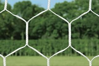 TOEI LIGHT Junior Soccer Goal Net White No Knots Tortoise Pattern 2 Nets per Set Compatible Goal Size: Width 510 × Top Depth 90 × Bottom Depth 185 × Height 225 cm B2191 B2191