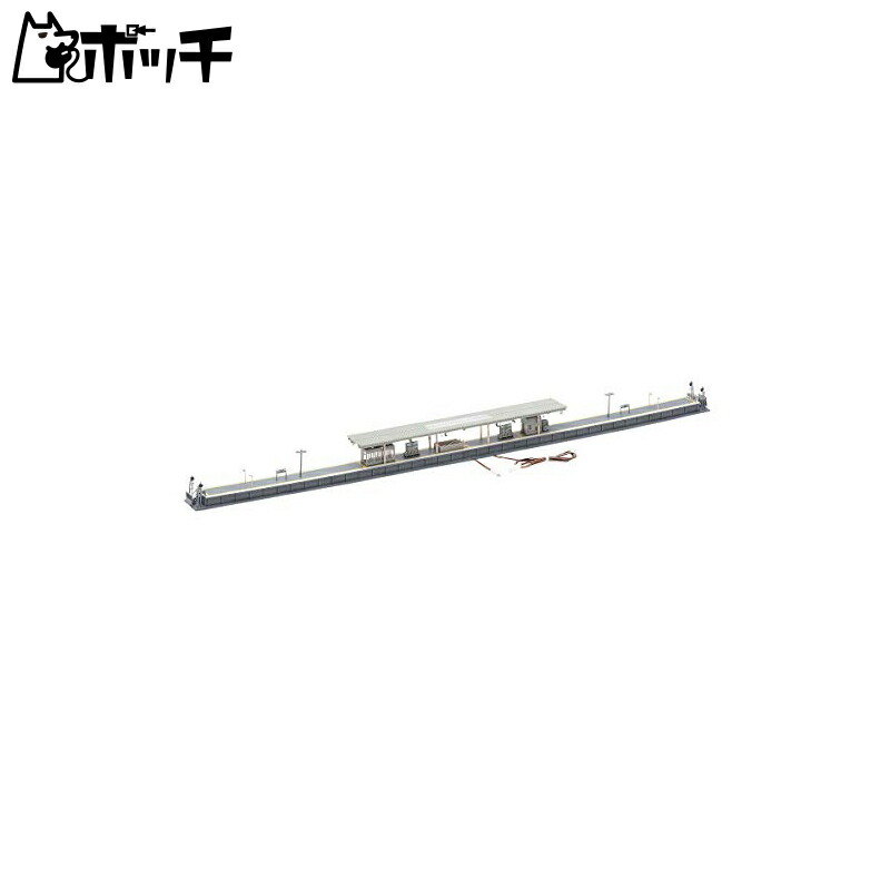 TOMIX N Gauge Island Platform Set Urban Style Straight End with Lighting 4272 Railroad Model Accessories