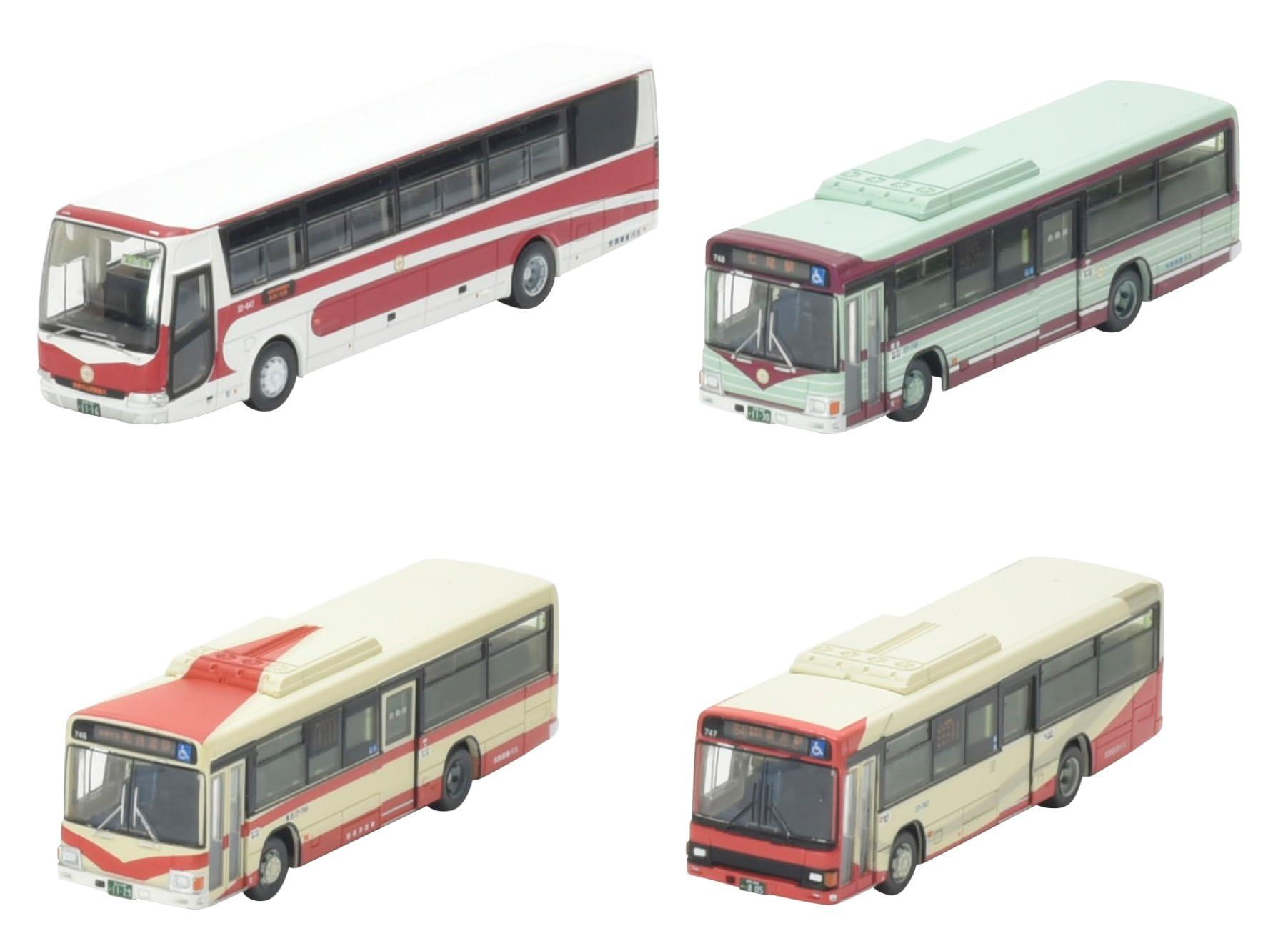 TOMYTEC The Bus Collection Bus Collection Hokuriku Railway 80th Anniversary Historical Colors 4-Car Set Diorama Accessories
