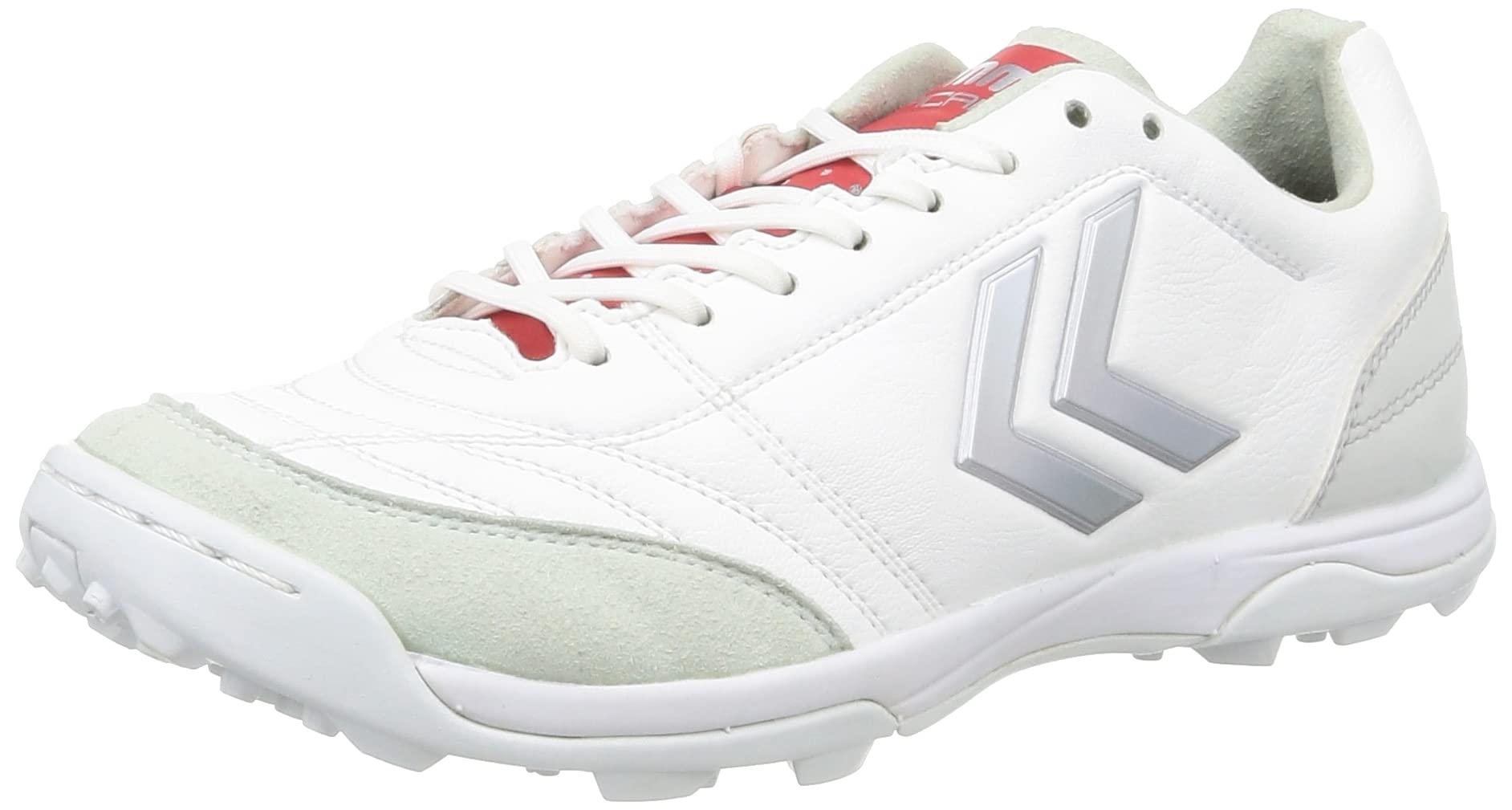 Hummel Apicare 5 SL WIDE TF Futsal Shoes White × Red (1020) 25.5 cm
