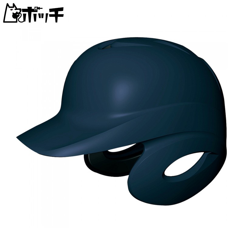 SSK Baseball Softball Helmet with Ear Flaps (Matte Finish) H2500M Matte Navy (70M) L Size