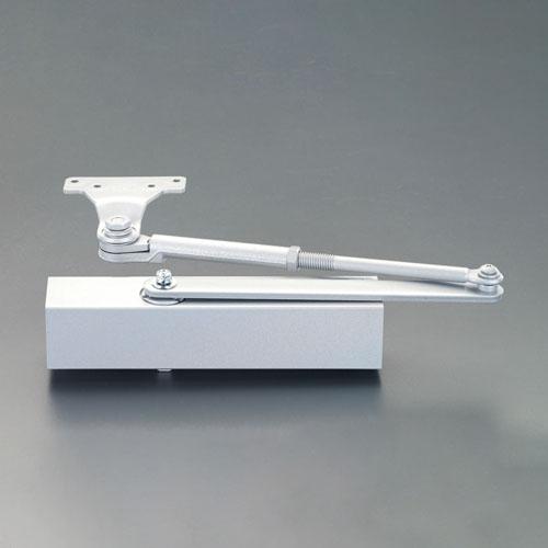 Door closer for doors weighing 30kg or less (Parallel standard type / Silver)