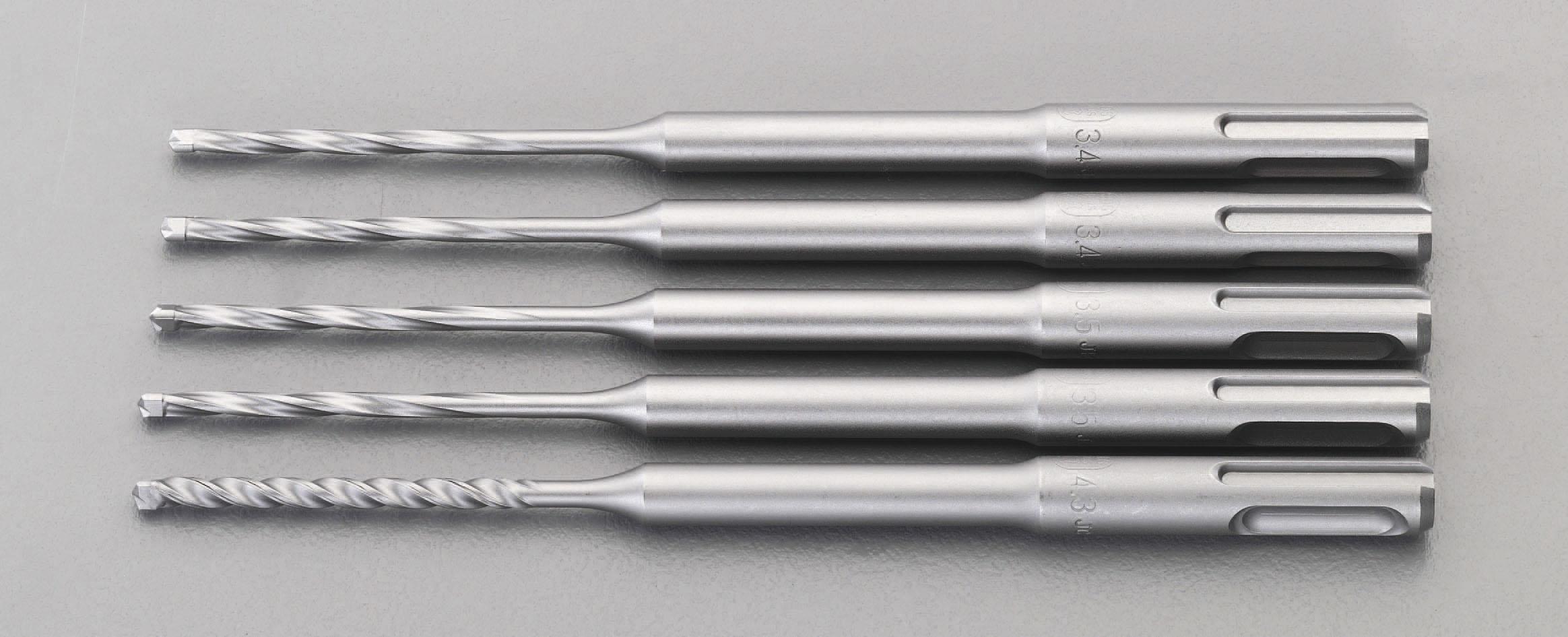 ESCO 5-Piece SDS Plus Drill Bit Set for Saddle Bands EA810MK-6