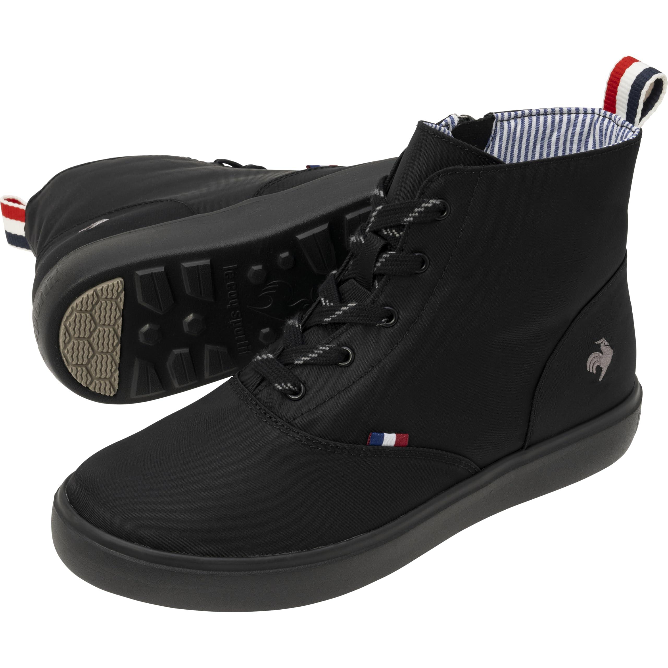 [Le Coq Sportif] LCS TERNA III MID R Deodorizing Waterproof Mid-Cut Women's BKBK (LU5SRS04LZ) 23.0 cm