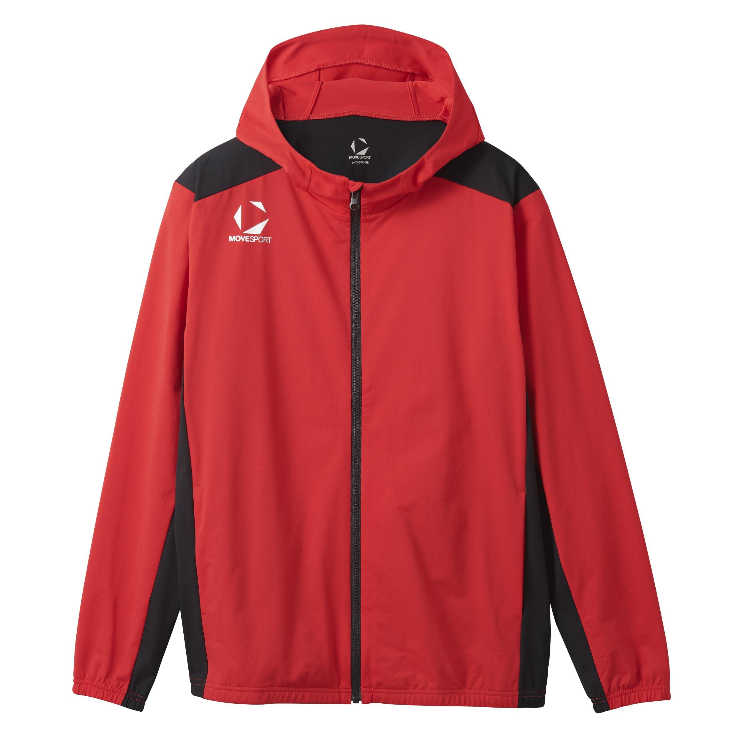 [Move Sports] Jersey Cross Descente Training Jacket Stretch Windproof Jersey Team Club Gym Training Running Men's RDBK M