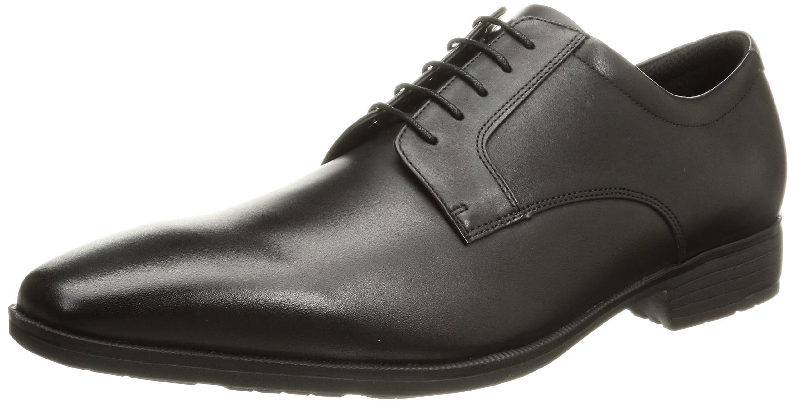[Texy Lux] Business Shoes Genuine Leather Sneaker-Style Business Shoes TU-7009 Black 28.0 cm 3E