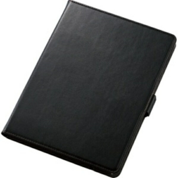 ELECOM iPad 10.2 9th/8th/7th Generation (2021/2020/2019) Case Soft Leather 360-Degree Rotation Black TB-A19R360BK