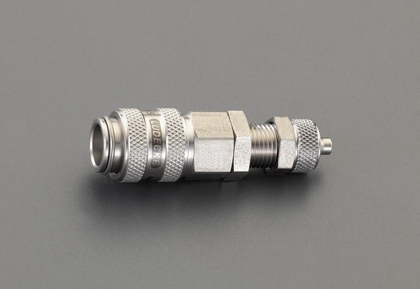 6x8mm Urethane Hose Coupling (Partition/Stainless Steel/One-Push)