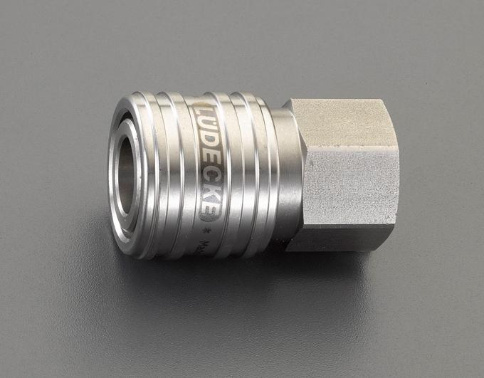 G3/8 Female Thread Coupling (Stainless Steel / One-Push)