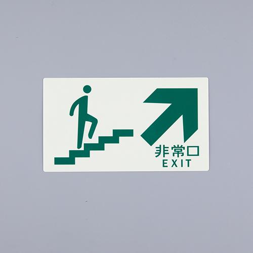 130x230mm [High-Intensity Phosphorescent] Emergency Exit Sign