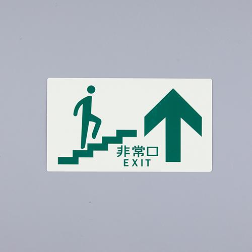 130x230mm [High-Intensity Phosphorescent] Emergency Exit Sign