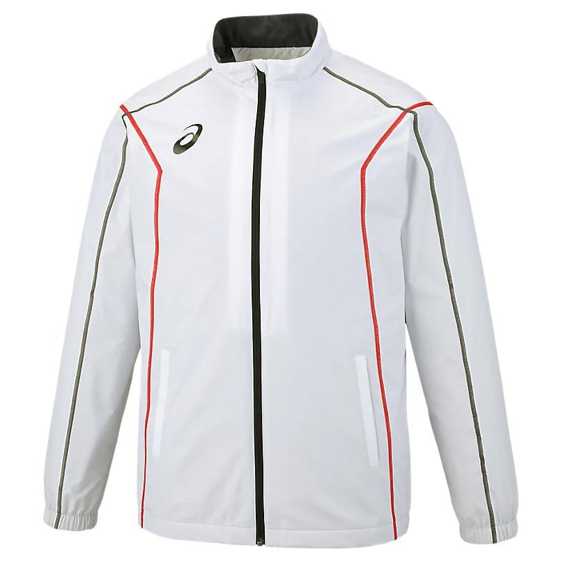 [ASICS] Training Wear Tricot-Lined Breaker Jacket (Stitch/Recycled Material) 2031E059 Men's Brilliant White S