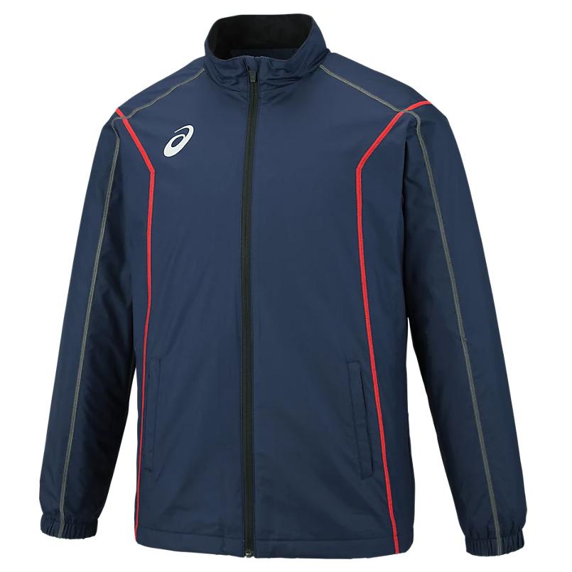 [ASICS] Training Wear Tricot-Lined Breaker Jacket (Stitch/Recycled Material) 2031E059 Men's Peacoat L