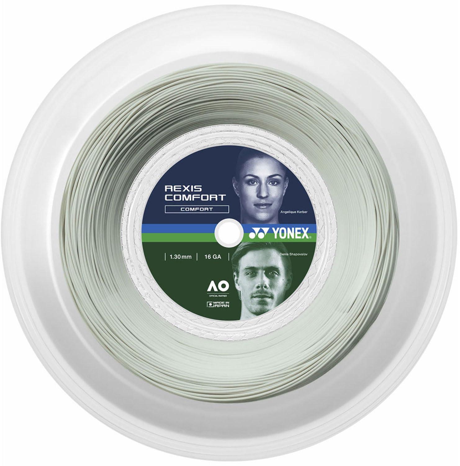 YONEX Hard Tennis String Gut Lexys Comfort 130 200m Cool White (570) 1.30mm TRCF130R2