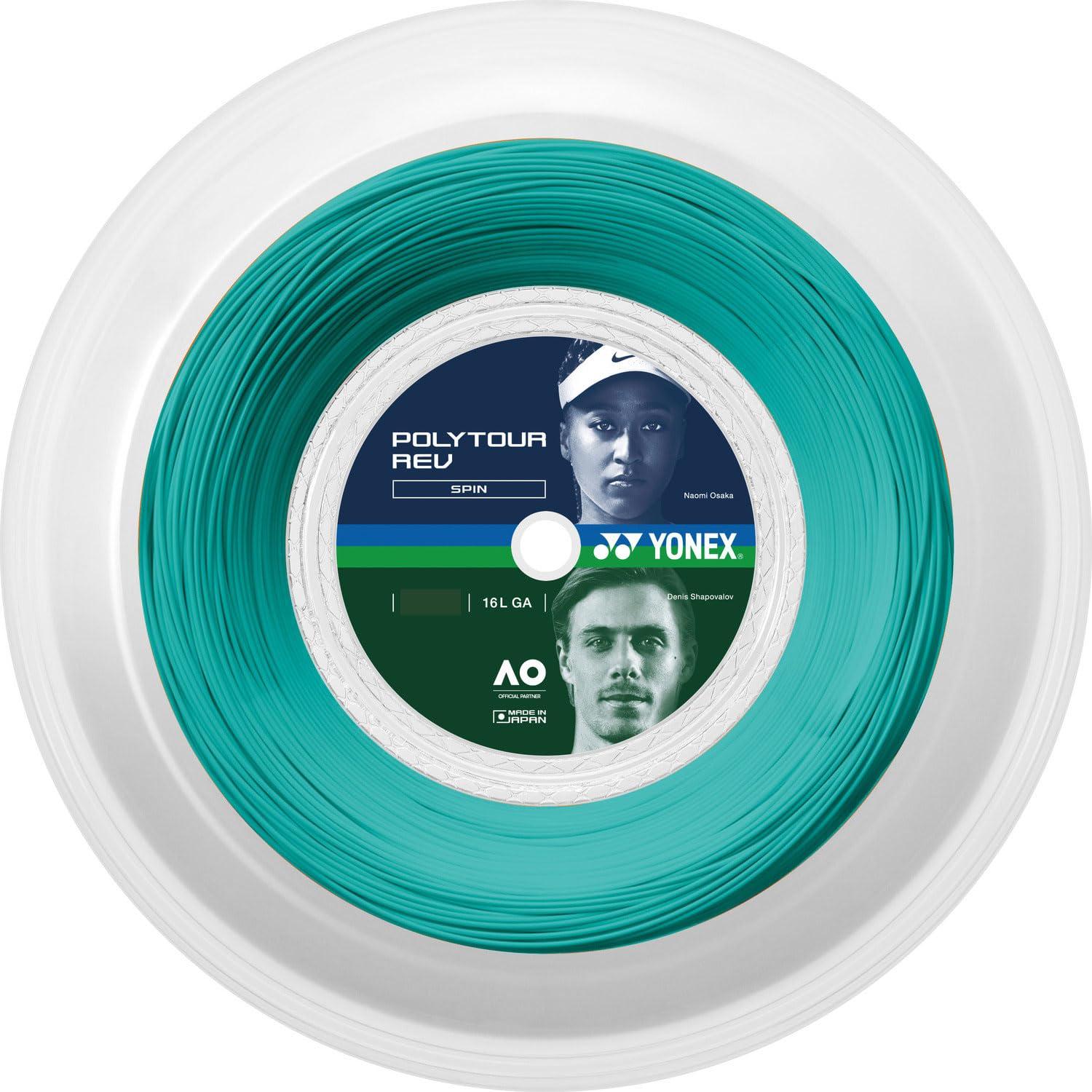 YONEX Tennis Hard Tennis String Poly Tour Rev 120 High Spin Mint (384) 1.20mm PTR120R2 Length: 200m