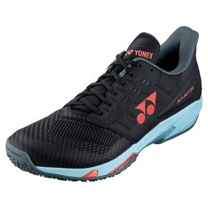 [Yonex] Tennis Shoes Power Cushion AdXcel WGC Black/Sky Blue (572) 23.5 cm