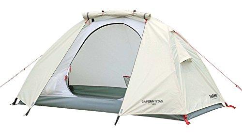 CAPTAIN STAG Tent Solo Tent 1-Person UV & PU Coating with Carry Bag Trekker UA-40 White