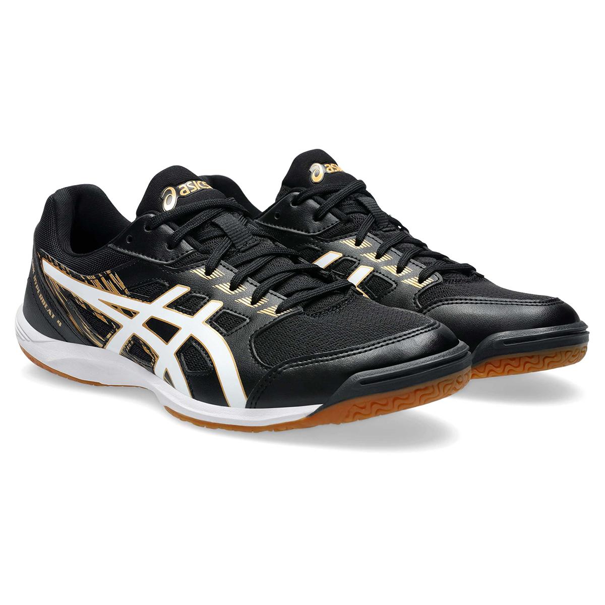 [ASICS] Table Tennis Shoes ATTACK HYPERBEAT 4 1073A056 Unisex 001 (Black/White) 25.0 cm 2E