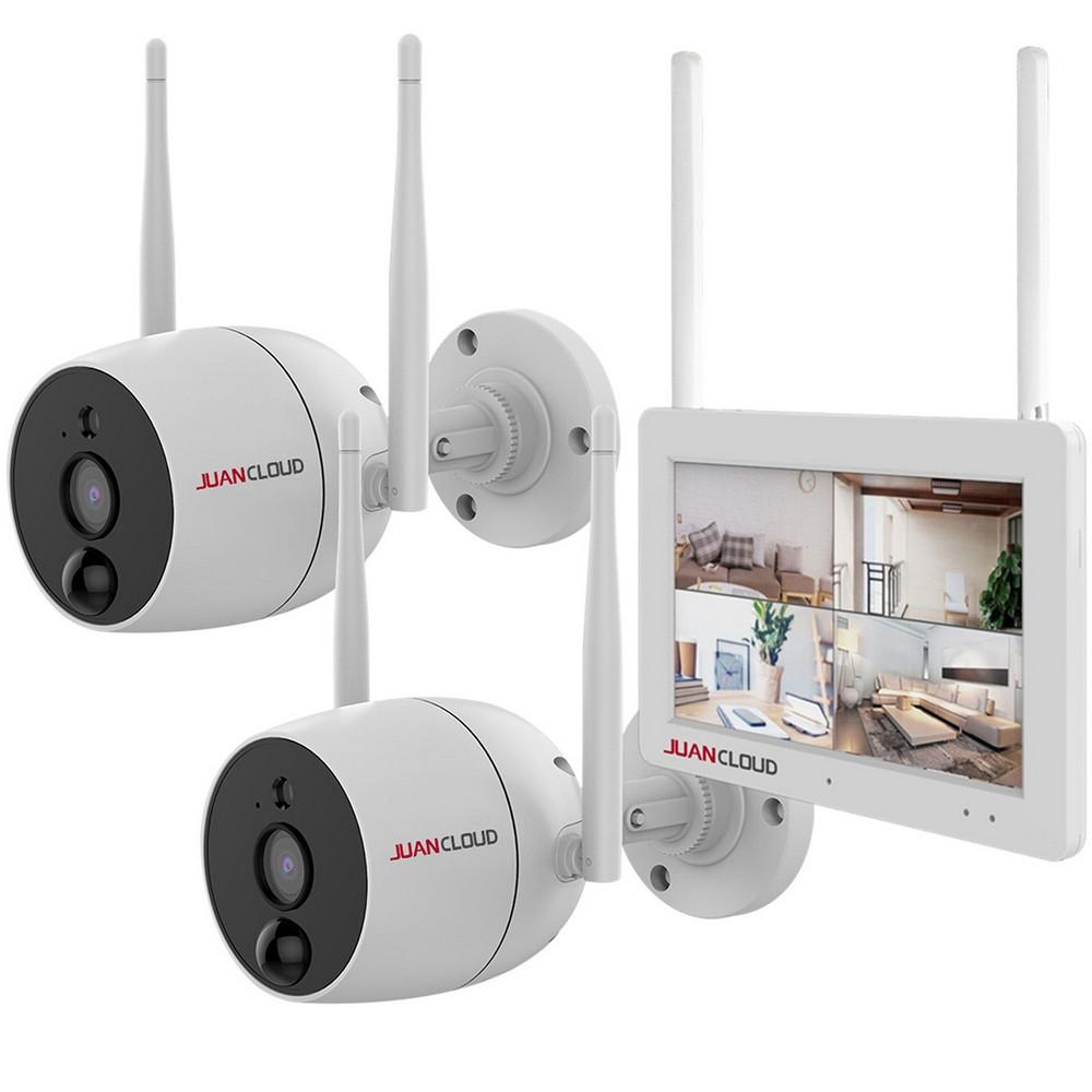 Juancloud Wi-Fi Network Outdoor IP Camera Set JA-T6204-PO1031-WP