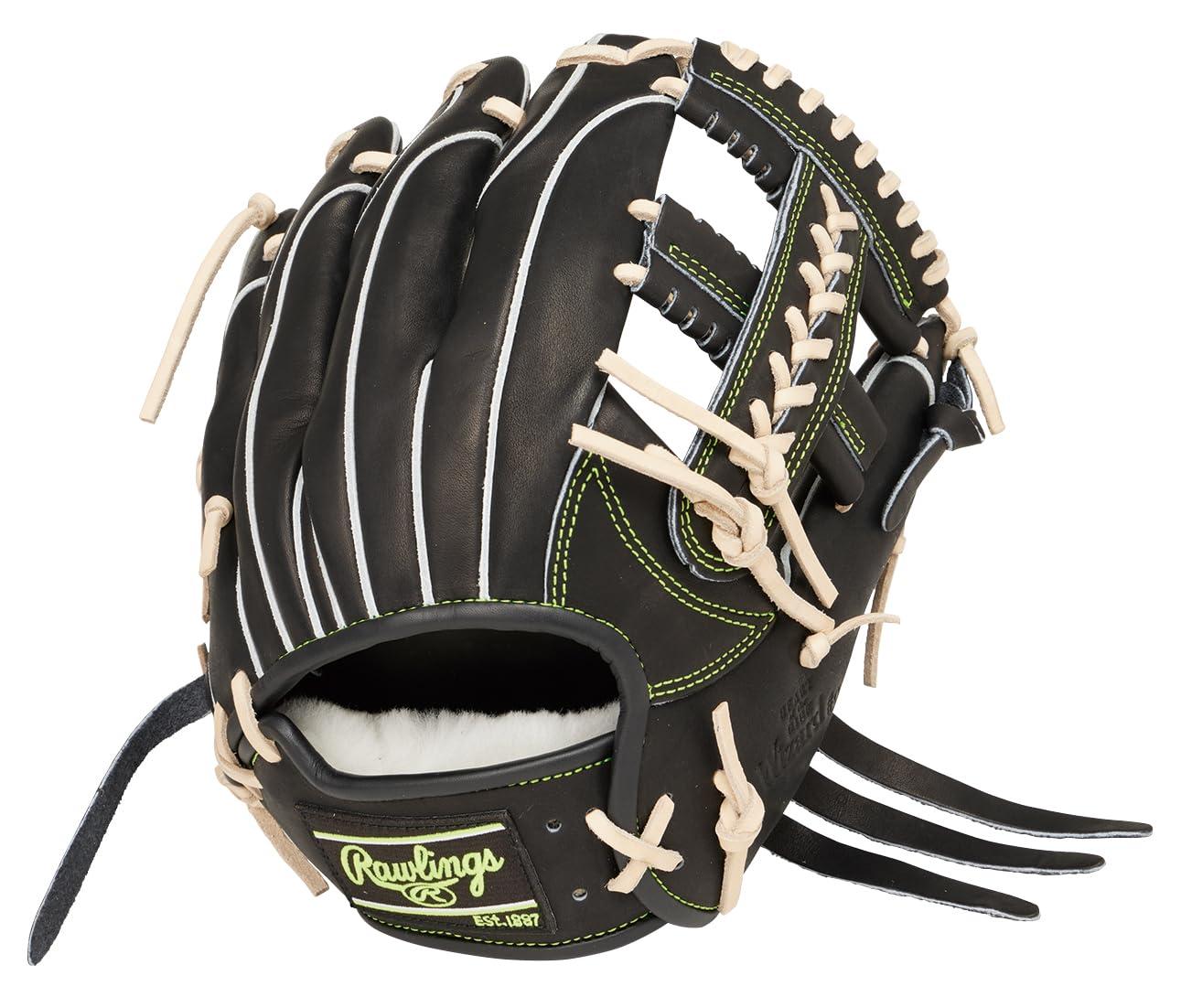Rawlings Baseball Glove, Softball, Adult Size HOH PRO EXCEL Wizard #02 GR5HW2CK4MG Black [Infield Glove] Size 11.5 ※Right-handed (Left-hand wear)