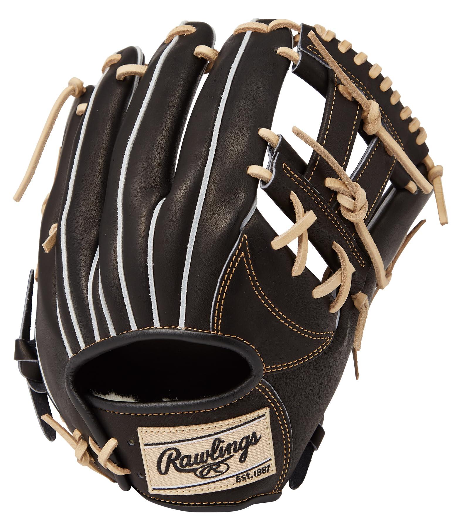 Rawlings Baseball Glove, Softball, Adult Size HOH PRO EXCEL ?FS STYLE- GR5HENP6FS Black [Infield Glove] Size 12 ※Right-handed (Left-hand wear)