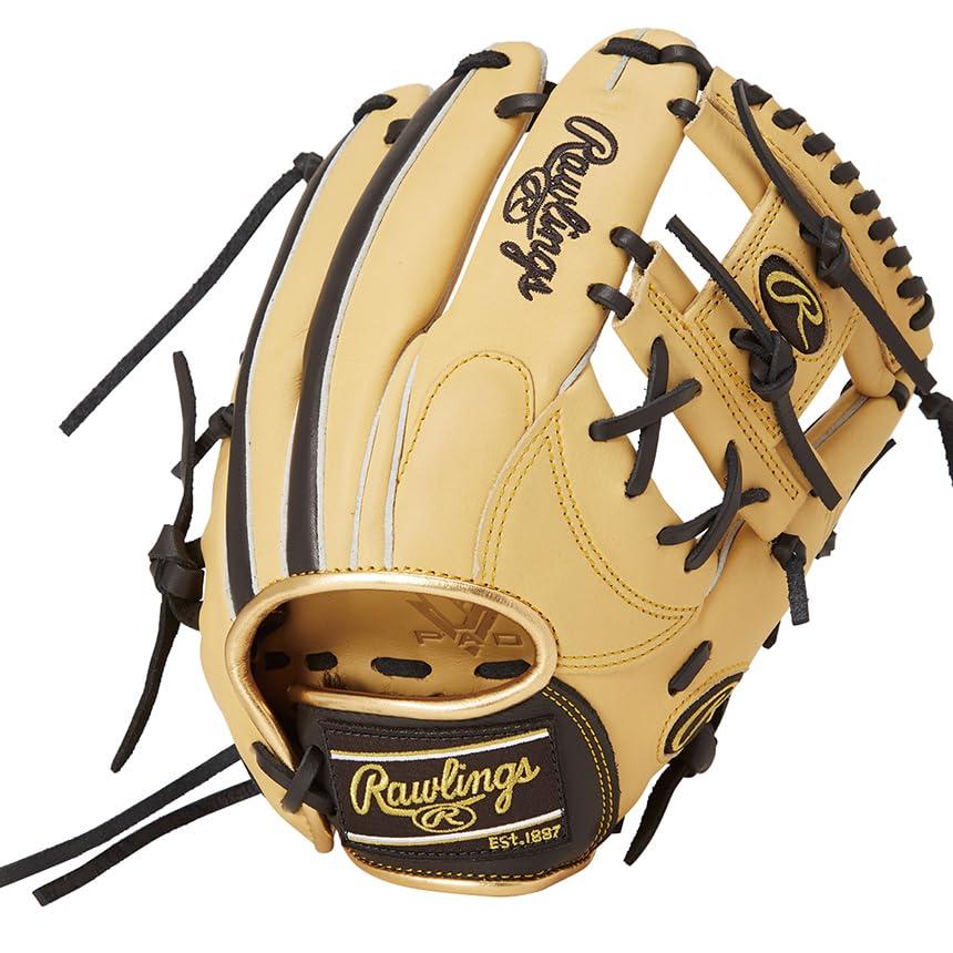 Rawlings Baseball Glove Softball JR. Kids Junior HYPER TECH COLOR SYNC GJ5HTCN6L Camel/Black [All-Rounder] Size L ※Right-handed (Left-hand wear)