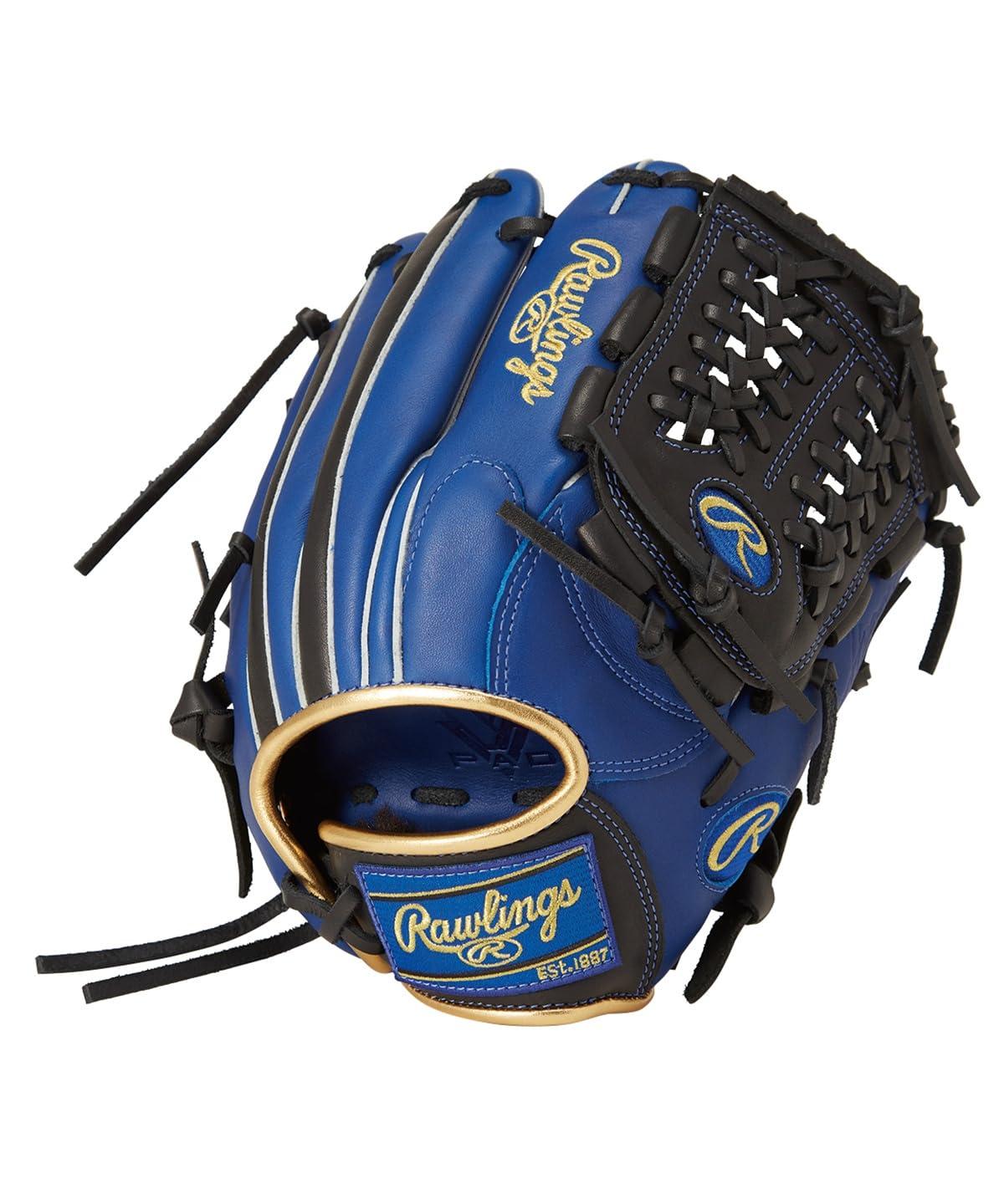 Rawlings Baseball Glove Softball JR. Kids Junior HYPER TECH COLOR SYNC GJ5HTCN6L1 Royal Blue/Black [All-Rounder] Size L ※Right-handed (Left-hand wear)