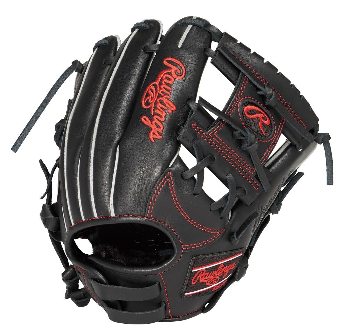 Rawlings Baseball Glove Softball JR. Kids Junior HYPER TECH R9 SERIES GJ5R9BFSS Black [All-Rounder] Size SS ※Left-handed (Right-hand wear)