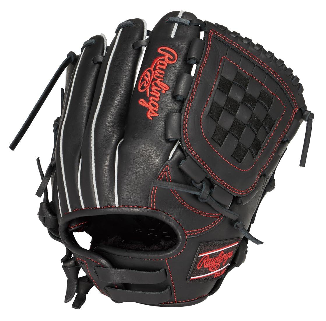 Rawlings Baseball Glove Softball JR. Kids Junior HYPER TECH R9 SERIES GJ5R9BFM Black [All-Rounder] Size M ※Left-handed (Right-hand wear)