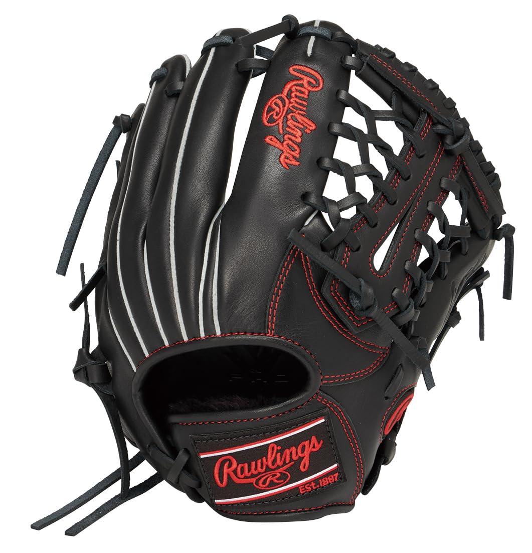 Rawlings Baseball Glove Softball JR. Kids Junior HYPER TECH R9 SERIES GJ5R9N8L Black [All-Rounder] Size L ※Right-handed (Left-hand wear)