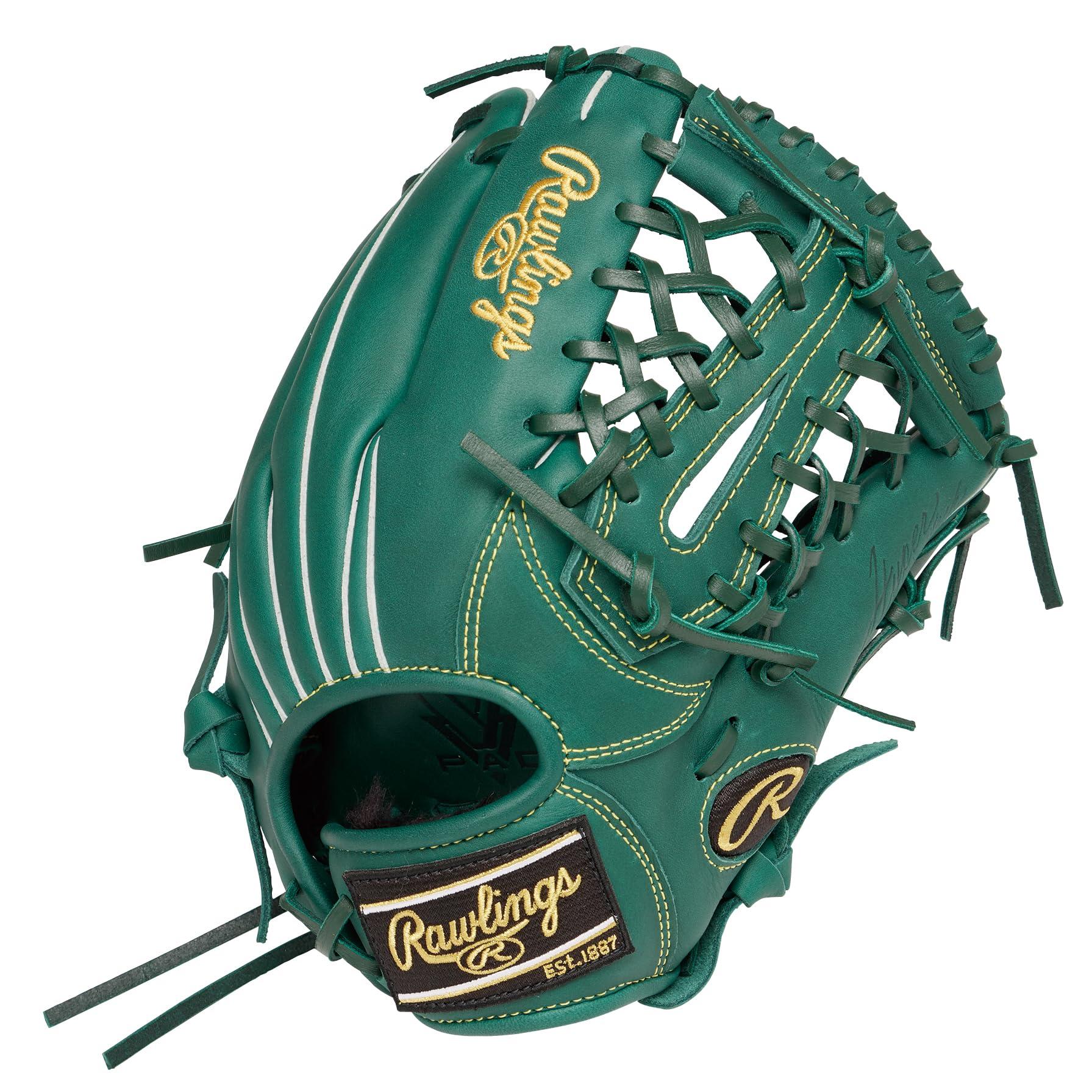 Rawlings Baseball Glove Softball JR. Kids Junior HYPER TECH R9 SERIES GJ5R9N8L Dark Green [All-Rounder] Size L *For right-handed throwers (worn on left hand)