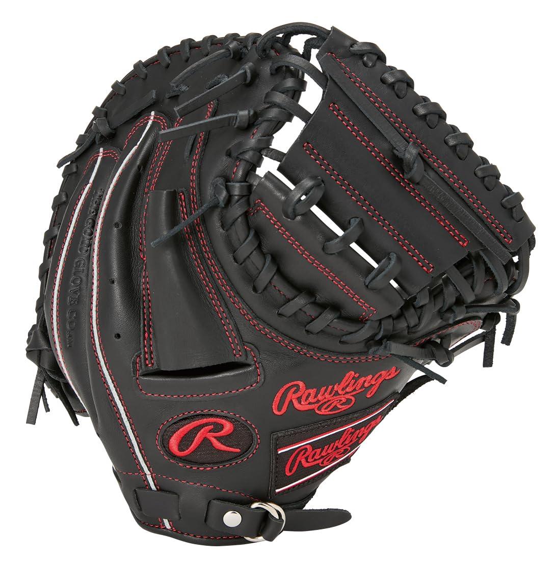 Rawlings Baseball Glove Softball JR. Kids Junior HYPER TECH R9 SERIES GJ5R92AFS Black [Catcher's Glove] Size 31.5 ※Right-handed (Left-hand wear)