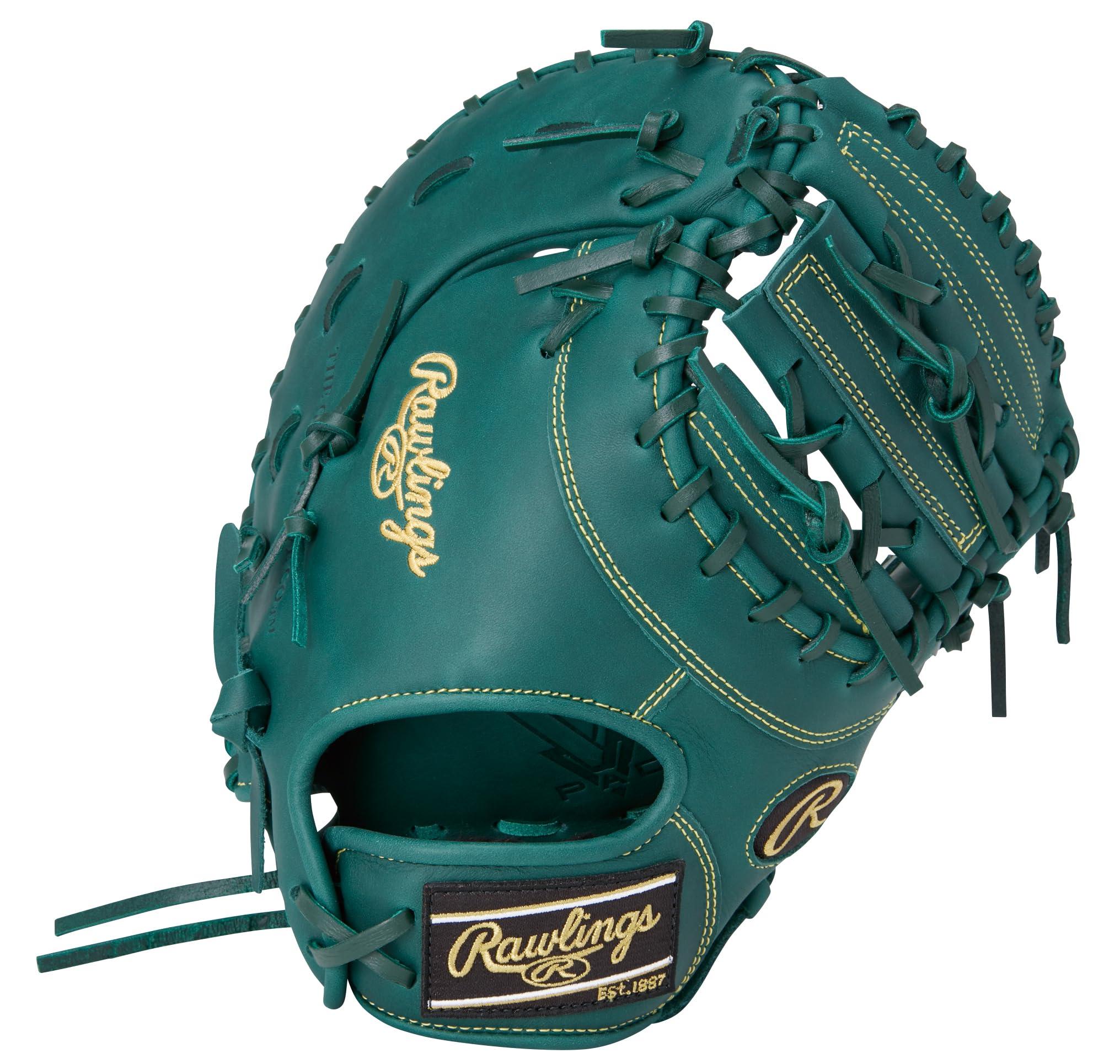 Rawlings Baseball Glove Softball JR. Kids Junior HYPER TECH R9 SERIES GJ5R93ACDS Dark Green [For First Baseman] Size 11.5 *For right-handed throwers (worn on left hand)