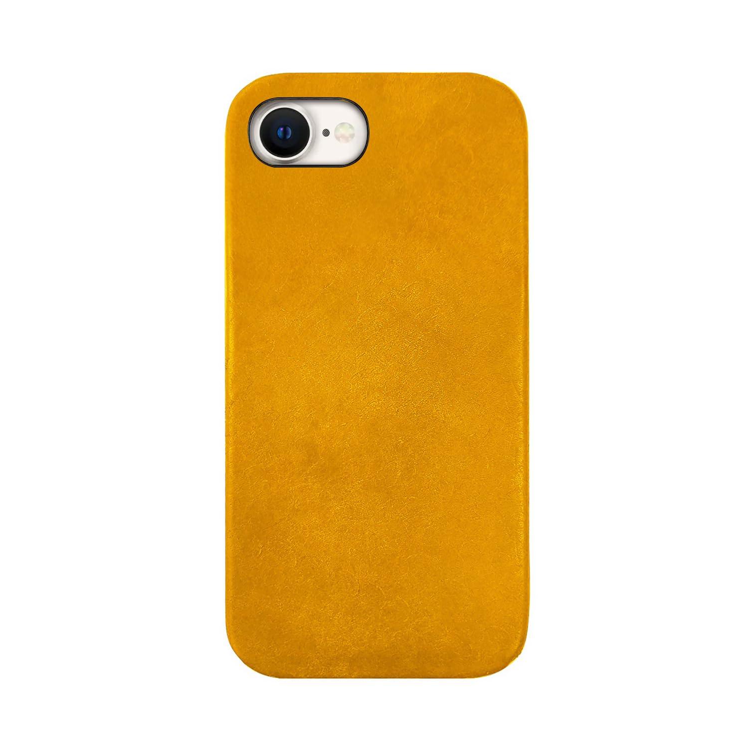 ABBI SIGNATURE MARGOT Italian Leather MagSafe-Compatible Back Cover for iPhone 16e Tan ABS27516i16E