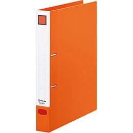 KING JIM Lever Ring File D Type A4 Vertical 25mm Orange KJ-6872-ORX10