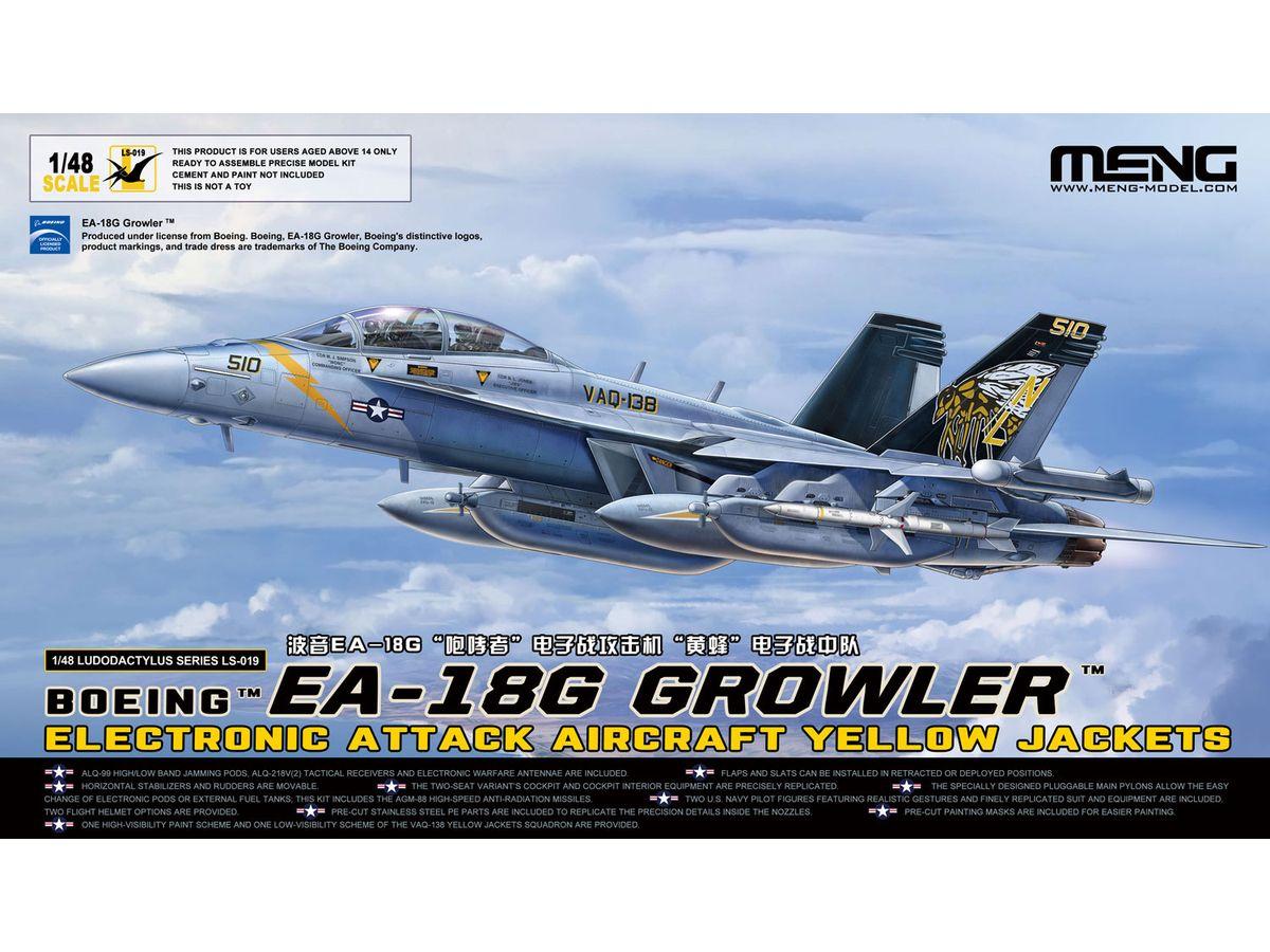 MENLS-019 Monmodel  1/48 EA-18G Growler Electronic Warfare Attack Aircraft “Yellow Jackets”