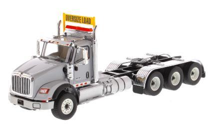 DM71011 1/50 International HX620 Truck (8 x 6) (Light Gray) Pre-painted Diecast Model, Ready to Display