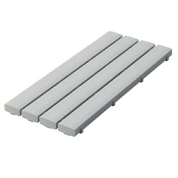 Teramoto Antibacterial Safety Slatted Tray 900×400mm Gray MR-910-011-6 1 unit 456-4805