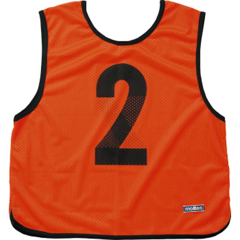 molten Game Vest Fluorescent Orange 10-Piece Set (11-20) GB0213-KO