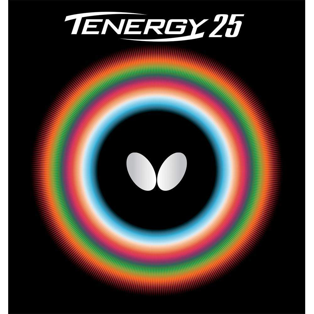 Butterfly Table Tennis Rubber Tenergy 25 Back Soft Tension (Spin) 05810 Black Extra Thick