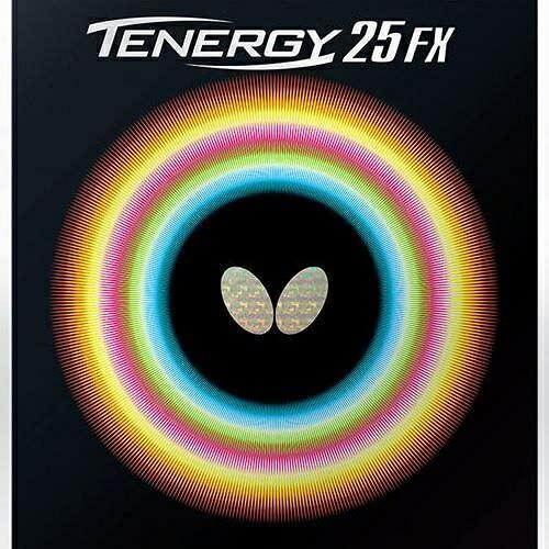 Butterfly Table Tennis Rubber Tenergy 25 FX Back Soft Tension (Spin) 05910 Black Thick
