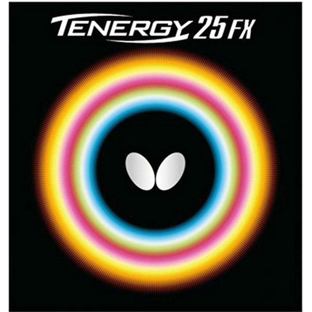 Butterfly Table Tennis Rubber Tenergy 25 FX Back Soft Tension (Spin) 05910 Black Medium