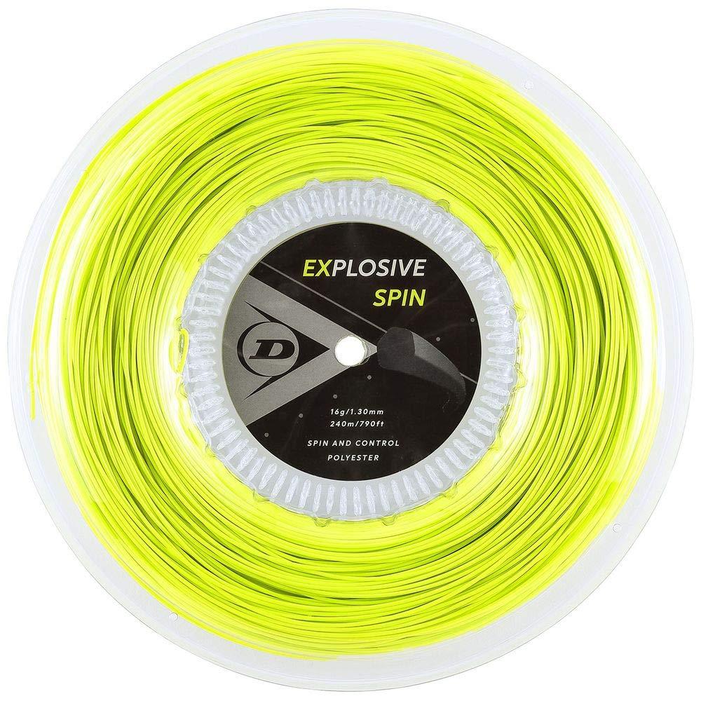 DUNLOP Tennis Hard Tennis Explosive Spin Roll Type 240m Yellow 1.30mm DST12001