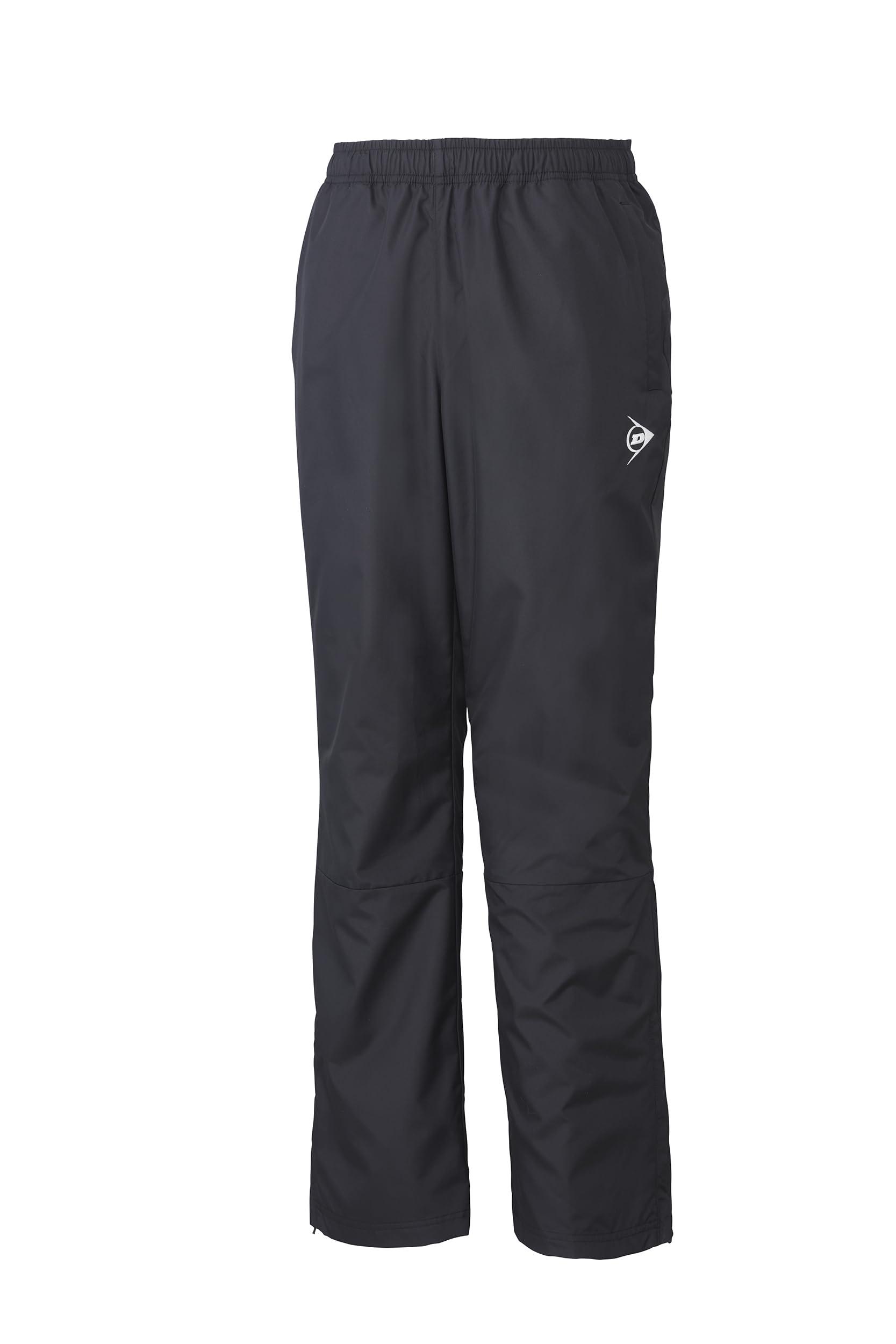 [Dunlop] Tennis Wear Badminton Soft Tennis Wind Pants DAW4491 2024FW Black O