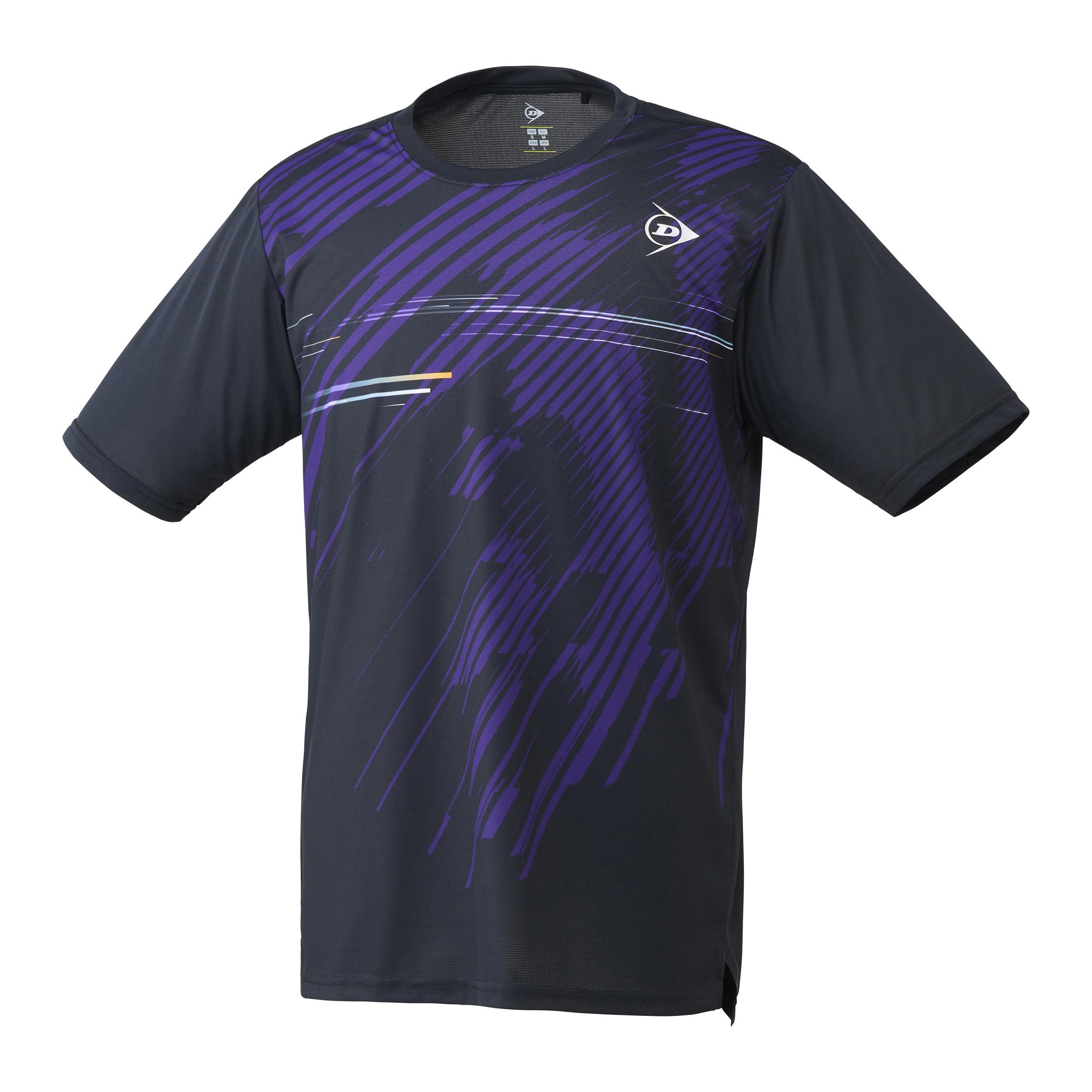 [Dunlop] Tennis Wear Game Shirt DAP1500 2025SS Black S